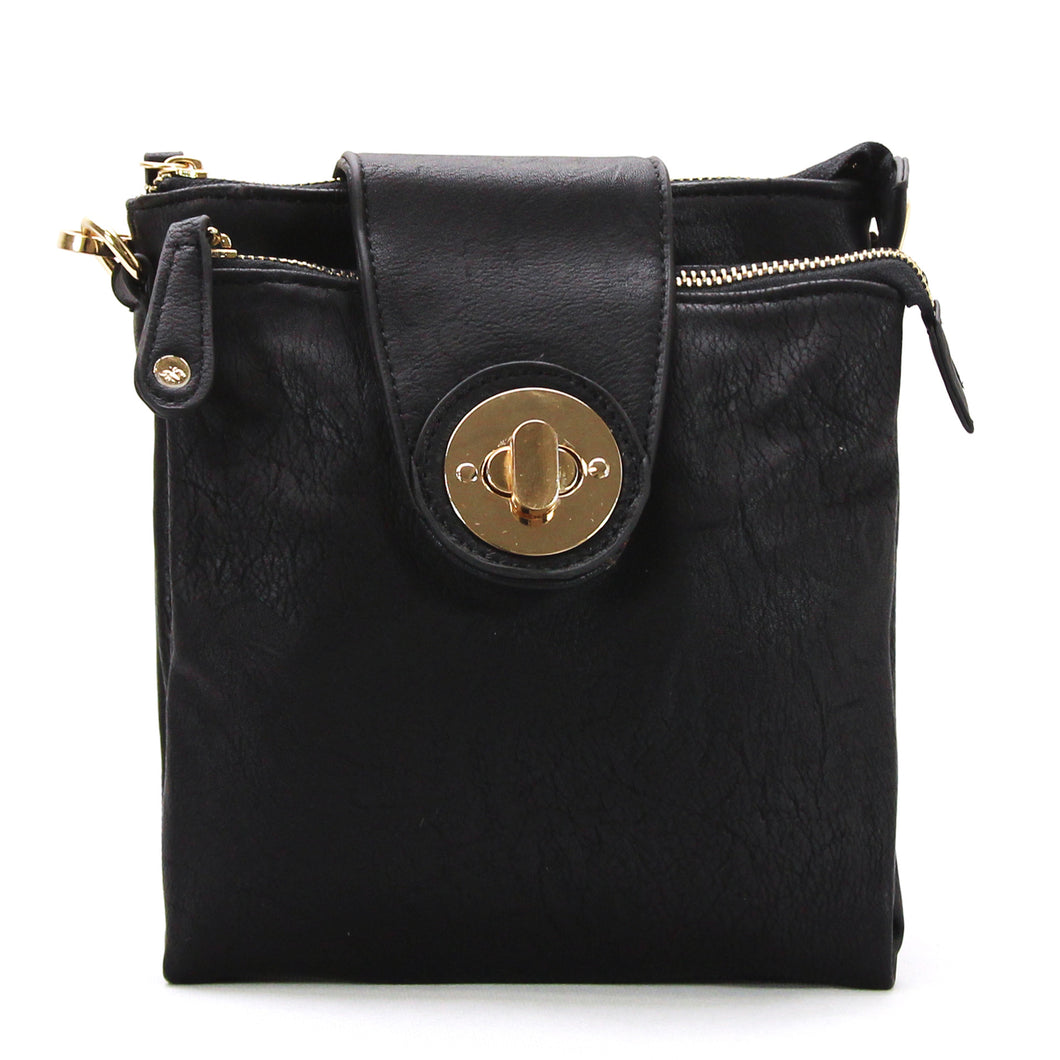 Jade Marie Curious Crossbody - Black