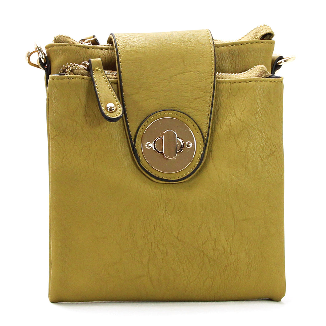 Jade Marie Curious Crossbody - Dark Khaki
