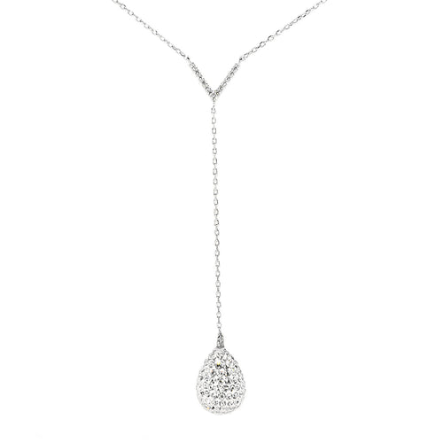 Spellbound Sterling Silver Crystal Necklace