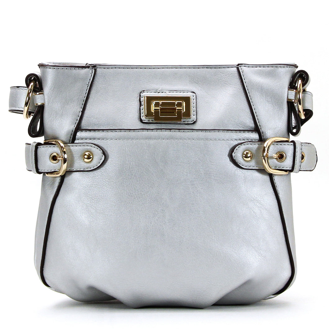 Jade Marie Charming Crossbody - Silver