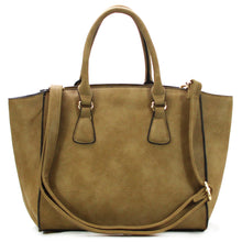 Jade Marie Confident Satchel Tote - Khaki