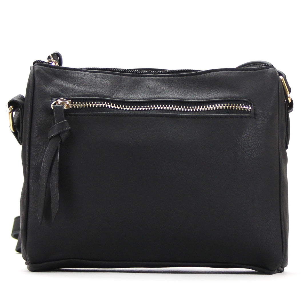 Jade Marie Confident Crossbody - Black