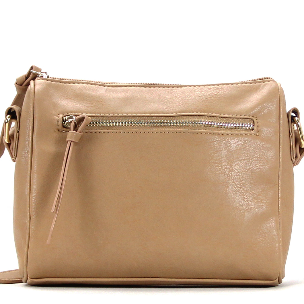 Jade Marie Confident Crossbody - Toasted Khaki