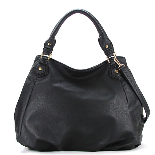 Jade Marie Fashion Tasteful Tote - Black - Handbags & Accessories