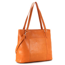 Jade Marie Fashion Sophisticated Tote - Saddle - Handbags & Accessories
